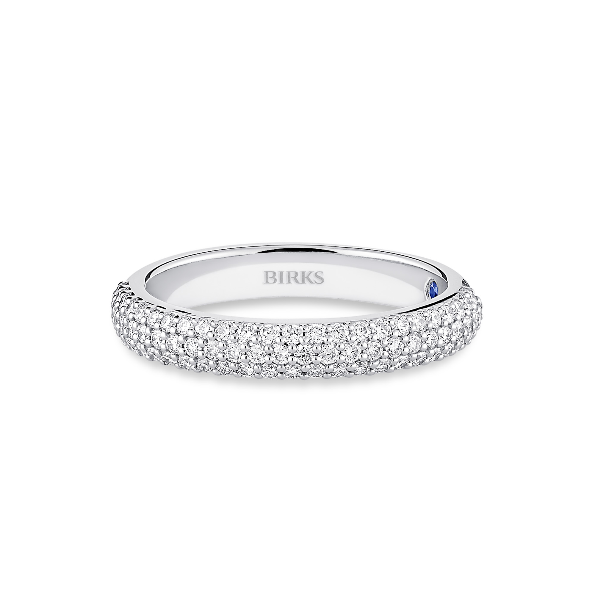 Pavé deals wedding band